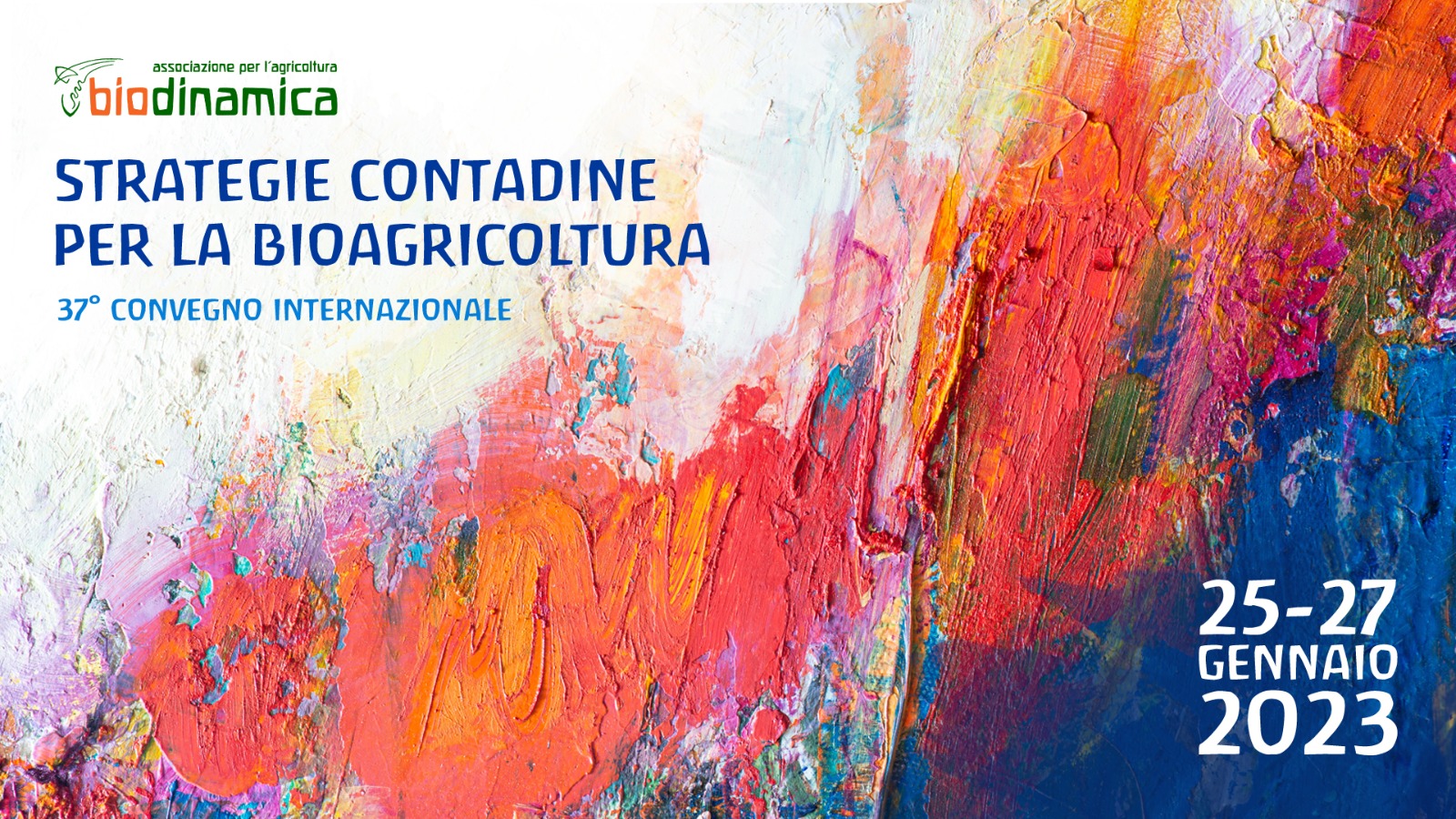 XXXVII Convegno Internazionale di Agricoltura Biodinamica – Roma – 26-27 gennaio 2023