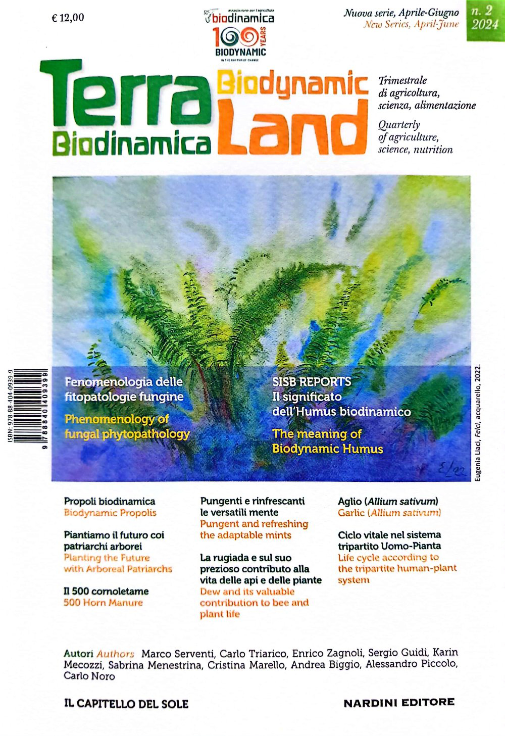 Uscito il secondo numero di Terra Biodinamica-Biodynamic Land