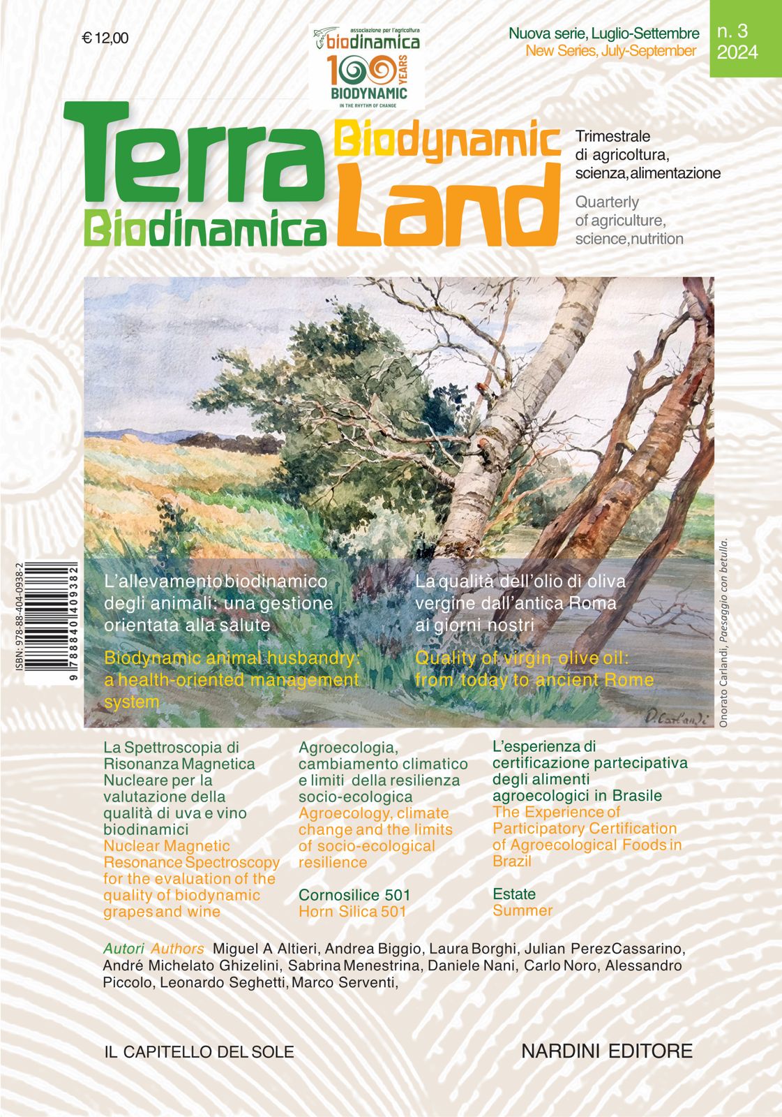 È uscito l’ultimo numero di Terra Biodinamica-Biodynamic Land: abbonati subito