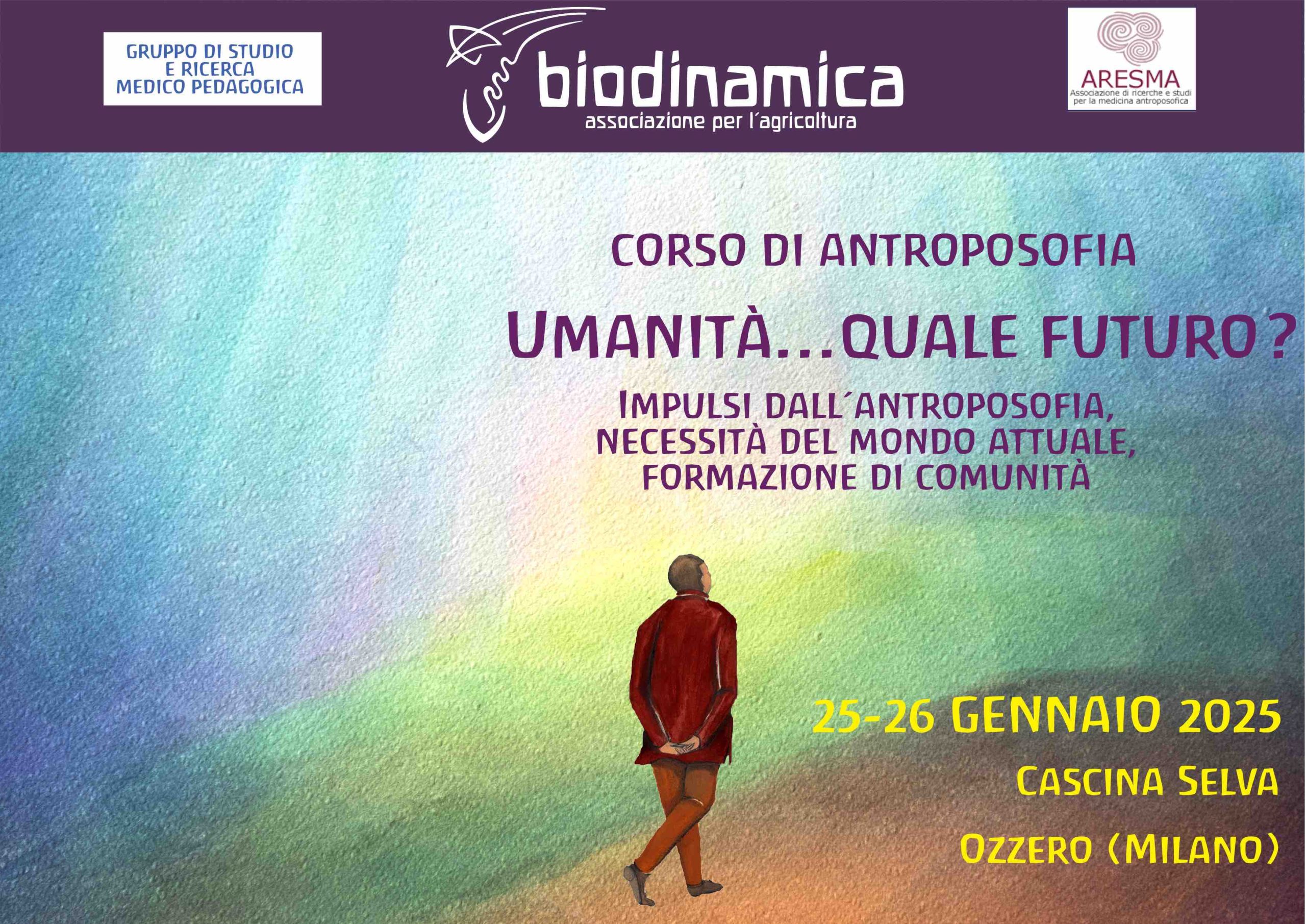 Umanità…quale futuro? 25-26 gennaio 2025, Corso di Antroposofia dell’Associazione per l’Agricoltura Biodinamica – Cascina Selva, Ozzero (MI) – programma e iscrizioni