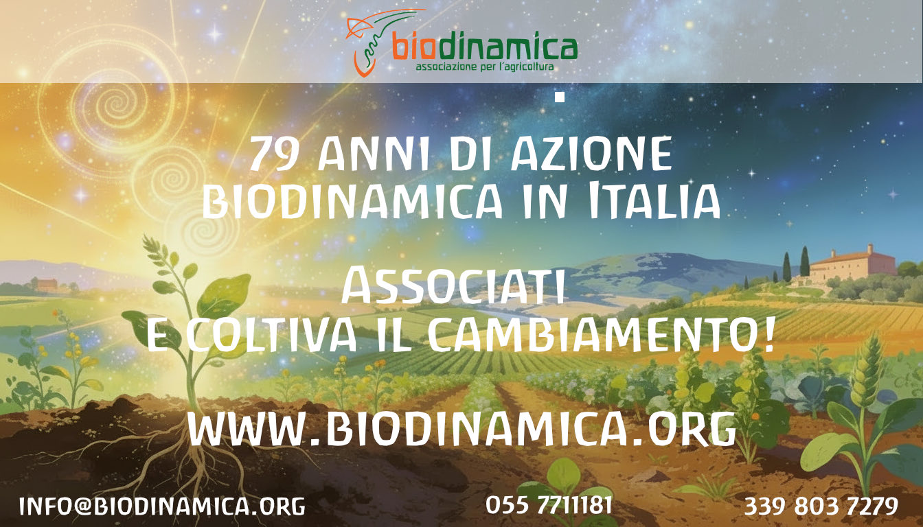 79 Anni di Azione Biodinamica in Italia: Associati e coltiva il cambiamento!