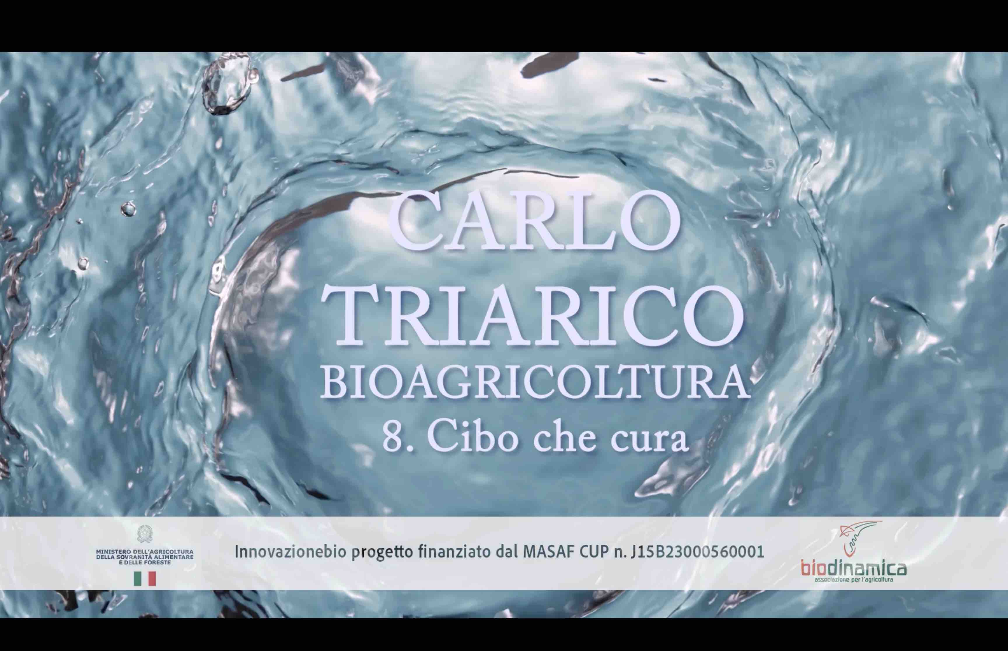 Videoguida all’agricoltura biologica con Carlo Triarico: 8-  Cibo che cura